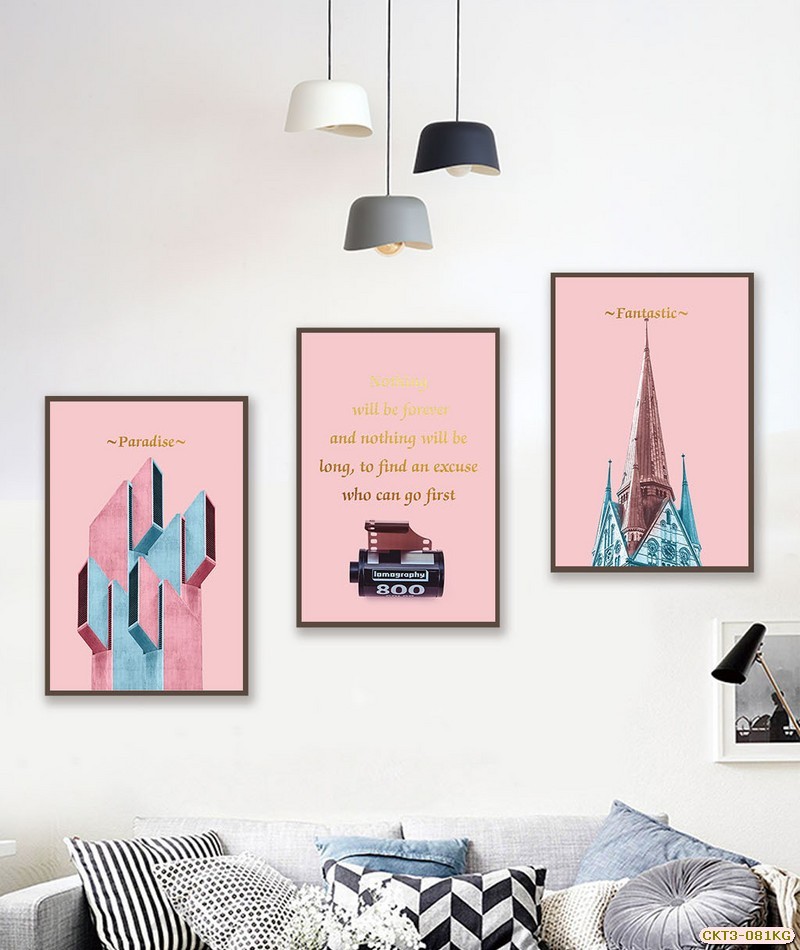 Kiến trúc tối giản - hồngCKT3-081KG